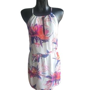 Dynamite Floral Halter Dress XS